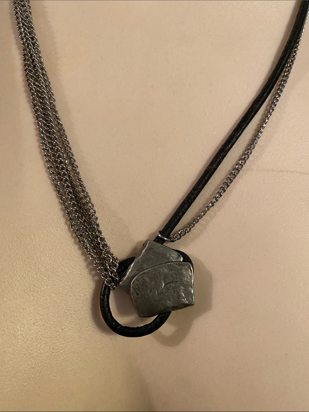 Anne Marie Chagnon Metalwork Chain Necklace